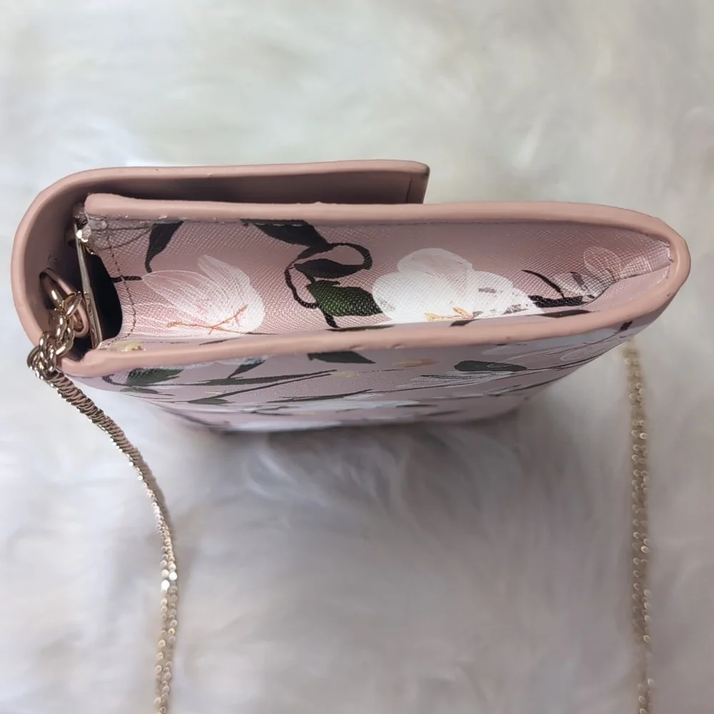 Ted Baker Parisa Elegant Floral Shoulder Clutch Bag, Removable Chain Strap 🌸 - Picture 11 of 15